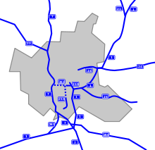 Lokale Karte Hamburg