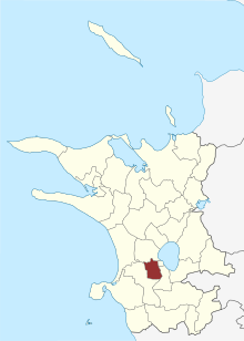 Lage des Bakkendrup Sogn in der Kalundborg Kommune