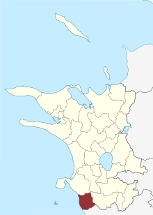 Lage des Drøsselbjerg Sogn in der Kalundborg Kommune