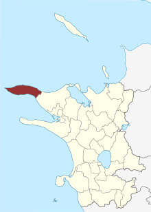 Lage des Røsnæs Sogn in der Kalundborg Kommune