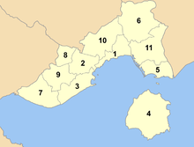 Kavala municipalities numbered.png