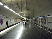 Die Station der Linie 10