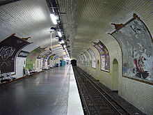 Die Station der Linie 8