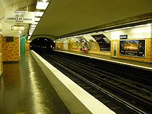 Die Station der Linie 6
