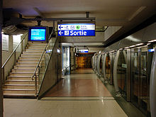 Die Station der Linie 14