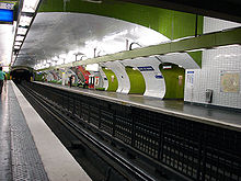 Die Station der Linie 4