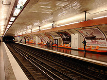 Die Station der Linie 9