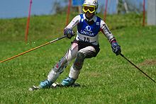 Mitra Kalhor im Slalom der WM 2009