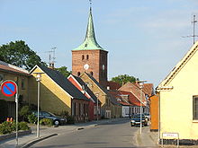 Rødby - Blick auf das Ortszentrum