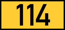 Reichsstraße 114 number.svg