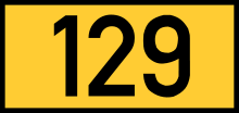 Reichsstraße 129 number.svg