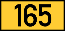 Reichsstraße 165 number.svg