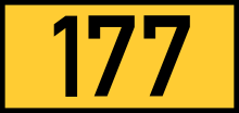 Reichsstraße 177 number.svg