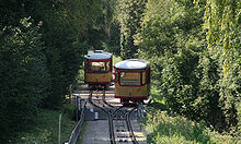 Strecke der Turmbergbahn