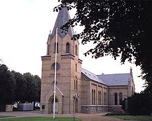 Tyrstrup Kirke (die Gemeindekirche der Dänischen Volkskirche)
