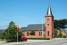 Die Ulfjkær Kirke in Ulfborg