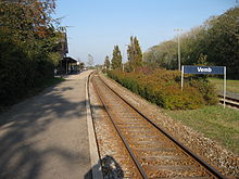 Der Bahnhof von Vemb