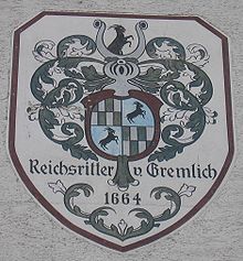 Wappenstein von Gremlich 1664.jpg
