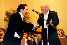 Béla Mavrák und Yehudi Mehuhin