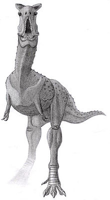 Lebendrekonstruktion von Carnotaurus sastrei