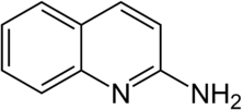 Strukturformel von 2-Aminochinolin