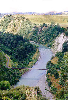 Rangitikei River in der Nähe des Ortes Bulls