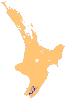 Lage des Ruamahanga River in Neuseeland