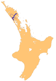Das Manganui-Wairoa-Wairua Fluss-System in Northland