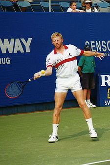 Boris Becker 1994 bei den Thriftway Championships in Cincinnati, USA