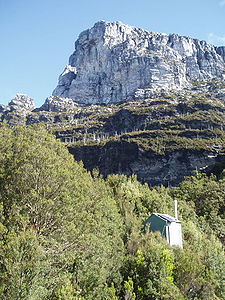 Frenchmans Cap, vom Lake Tahune aus gesehen