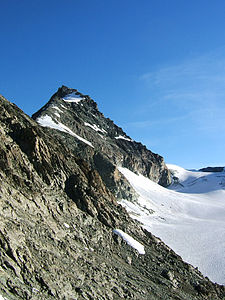 Pointe de Zinal von Süden, beim Oberen Blausatz