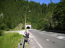 Straßentunnel bei Stratená