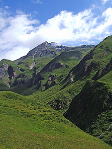 Wurmaulspitze von Südwesten