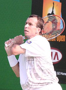 Radek Štěpánek 2007 bei den Australian Open