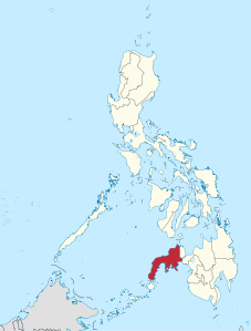 Lage des Bezirks Zamboanga Peninsula