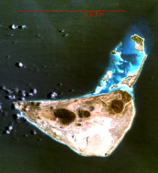 Satellitenbild von La Orchila