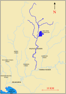 Karte des Plenty River