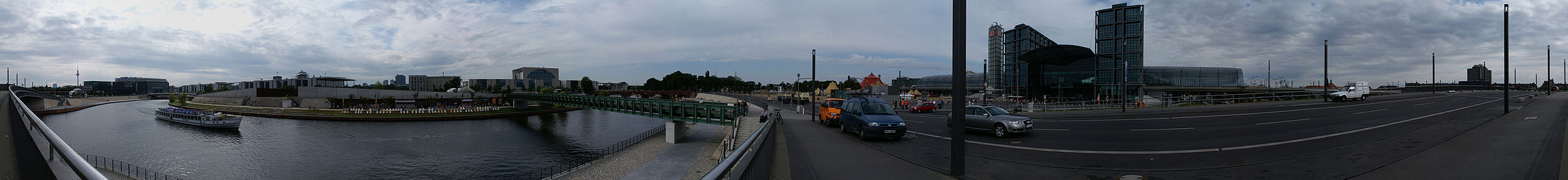 360°-Panorama (Umgebung des Berliner Hauptbahnhofs, August 2006)