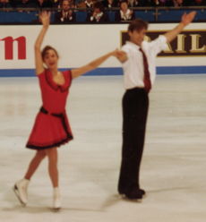 Oksana Grischtschuk und Jewgeni Platow bei der Europameisterschaft 1994 in Kopenhagen