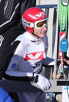 Johan Remen Evensen beim Weltcup in Oslo im März 2010