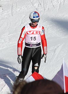Lukáš Hlava beim Weltcup in Oslo im März 2010
