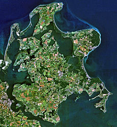 Satellitenbild von Rügen