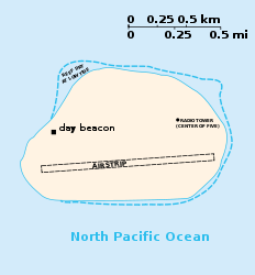 Karte der Bakerinsel