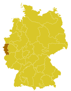 Karte Bistum Aachen