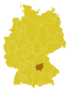 Karte Bistum Eichstätt