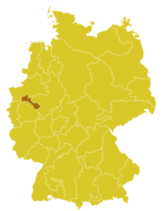 Karte Bistum Essen
