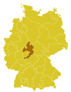 Karte Bistum Fulda