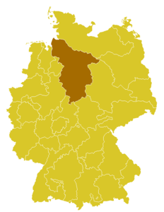 Karte Bistum Hildesheim