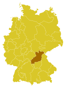 Karte Erzbistum Bamberg