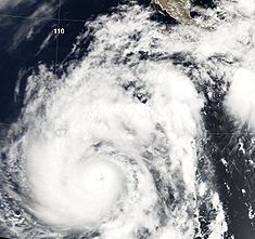 Hurrikan Howard zum Zeitpunkt der größten Intensität